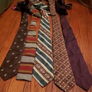 Five Vintage Ties